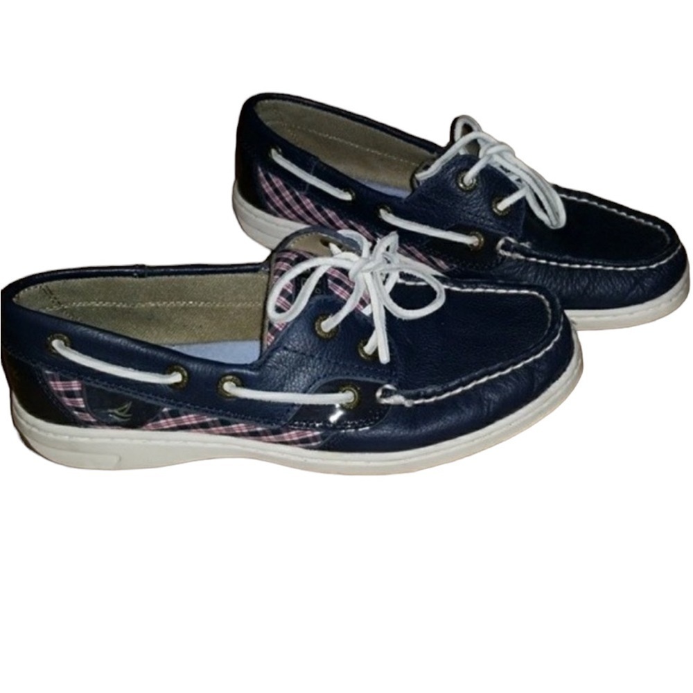 Sperry Plaid Boat Low Top Shoes Loafers